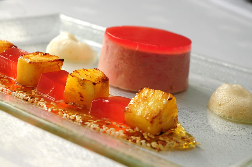Rhubarb Mousse Pineapple VP