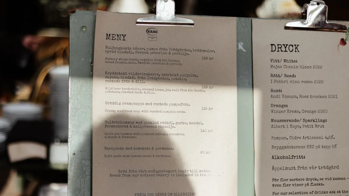 menu mix analysis