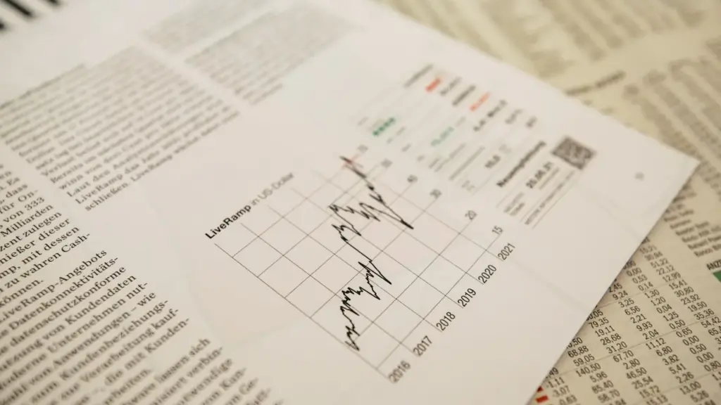 Overhead shot of a restaurant menu beside a notebook with cost calculations, a small dish of butter, and a calculator on a.